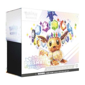 Caja de entrenador de élite Pokémon Escarlata y Púrpura Evoluciones Prismáticas
